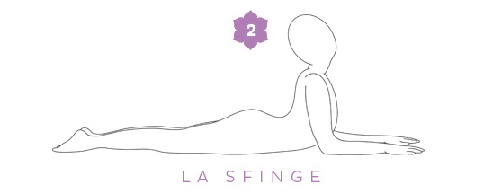 La posizione della sfinge - Sequenza yoga per il mal di schiena