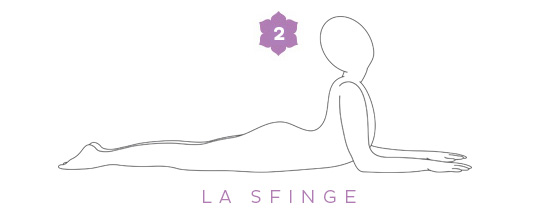 La posizione della sfinge - Sequenza yoga per il mal di schiena