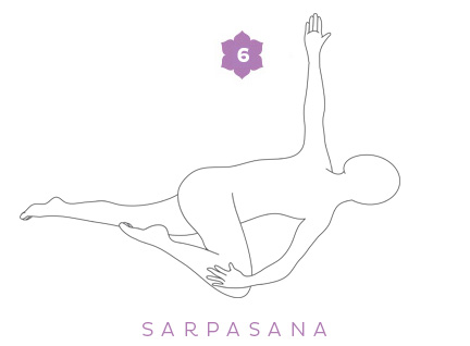 Sarpasana - Sequenza yoga per il mal di schiena