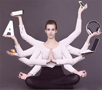 La donna, per lo yoga kundalini, ha 6 tracce mentalii.
