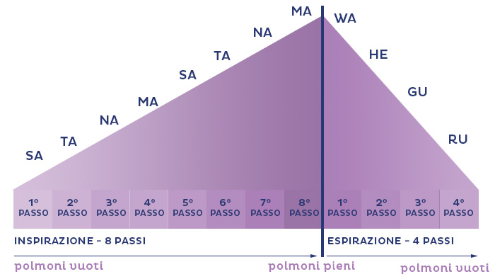 Schema respiratorio per il breathwalk: il Ghepardo