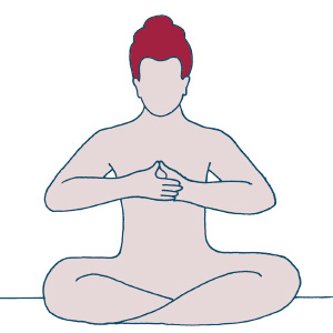 La Posizione Facile, per la meditazione e il pranayama