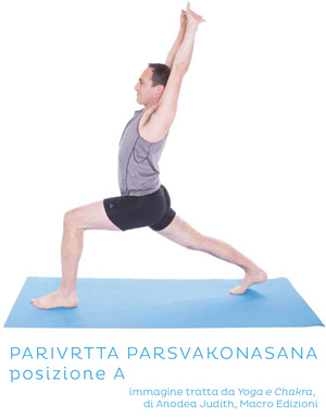 Parivrtta Parsvakonasana, posizione A