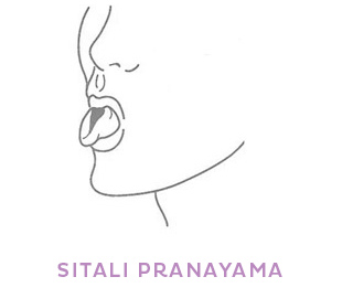 Sitali pranayama