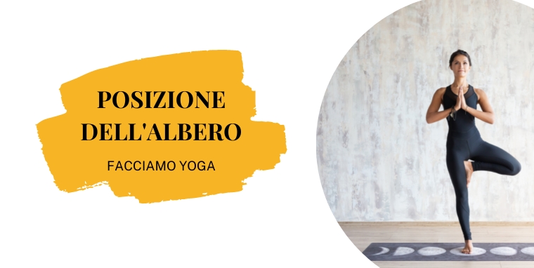 Posizione dell'albero- yoga