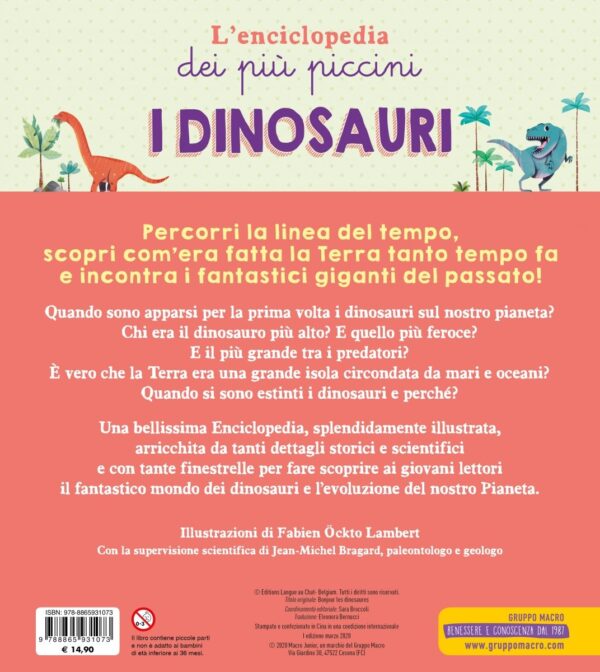 I Dinosauri – L’Enciclopedia dei più Piccini