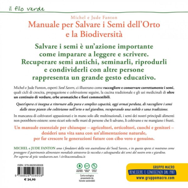 Manuale per Salvare i Semi dell’Orto e la Biodiversità