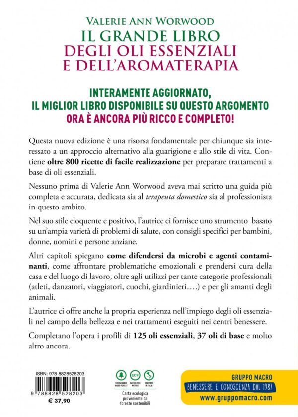 Il grande libro degli oli essenziali e dell’aromaterapia