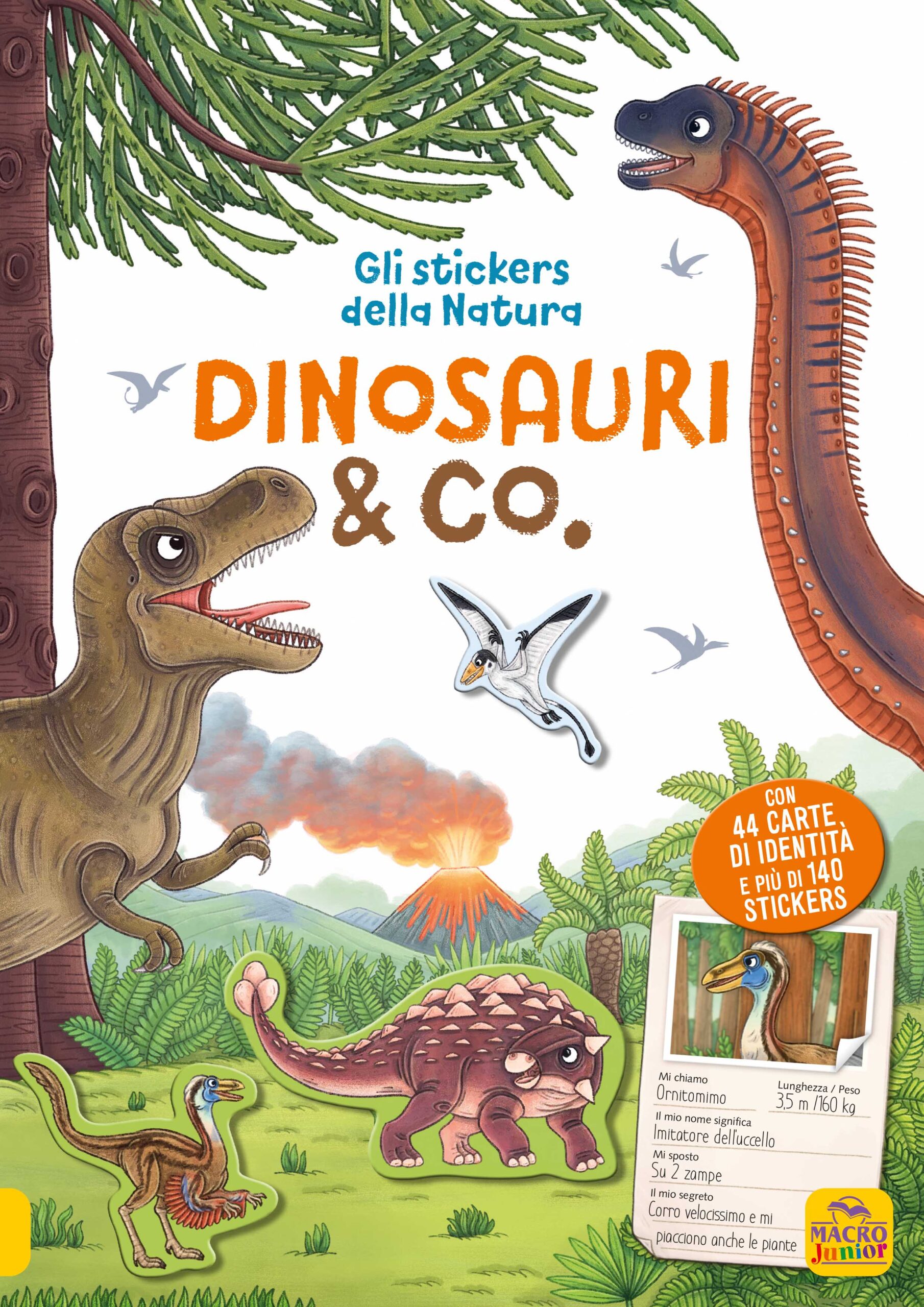 Libro Stickers Dinosauri